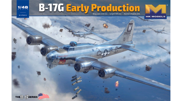 B-17G-15-BO/40-VE Boeing, Flying Fortress - 1/48 HK MODELS 01F001 B-17G-15-BO/40-VE Boeing, Flying Fortress - 1/48 HK MODELS 01F001