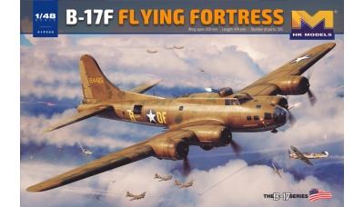 B-17F-10/50-BO Boeing, Flying Fortress - HK MODELS 01F002 1/48