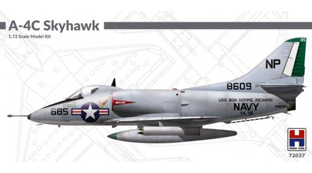 A-4C Douglas, Skyhawk, Scooter - 1/72 HOBBY 2000 72037