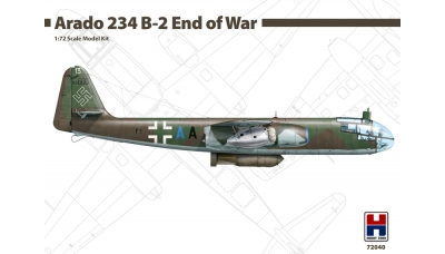 Ar 234B-2 Arado, Blitz - HOBBY 2000 72040 1/72
