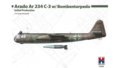 Ar 234C-3 Arado, Blitz - HOBBY 2000 72050 1/72