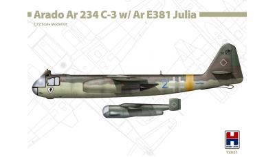 Ar 234C-3, Blitz & E.381 II, Kleinstjäger, Arado - HOBBY 2000 72051 1/72