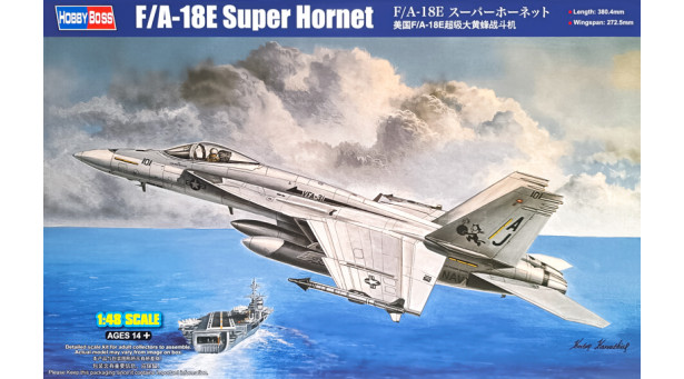 F/A-18E Boeing, McDonnell Douglas, Super Hornet - 1/48 HOBBY BOSS 85812