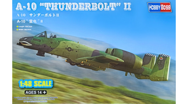 A-10A Fairchild Republic, Thunderbolt II, Warthog - 1/48 HOBBY BOSS 80323
