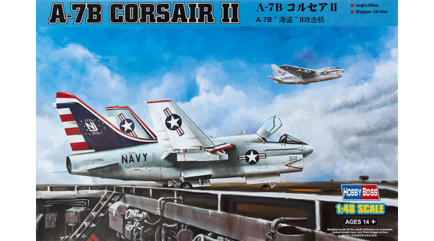 A-7B Ling-Temco-Vought, Corsair II - 1/48 HOBBY BOSS 80343 A-7B Ling-Temco-Vought, Corsair II - 1/48 HOBBY BOSS 80343