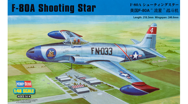 F-80A Lockheed, Shooting Star - 1/48 HOBBY BOSS 81723 F-80A Lockheed, Shooting Star - 1/48 HOBBY BOSS 81723