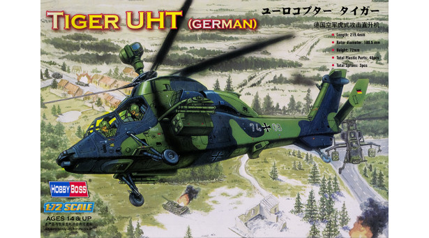 Tiger UHT Eurocopter - 1/72 HOBBY BOSS 87214 Tiger UHT Eurocopter - 1/72 HOBBY BOSS 87214