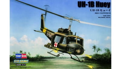 UH-1B Bell, Iroquois, Bravo Huey - HOBBY BOSS 87228 1/72