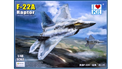 F-22A Lockheed Martin, Raptor - I LOVE KIT 62801 1/48
