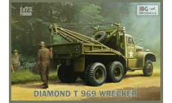 Diamond T Model 969 4-ton 6×6 Wrecker (G509), w/winch - IBG MODELS 72020 1/72