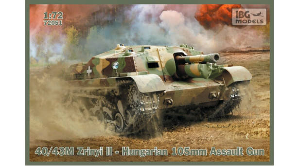 43M Zrínyi II Manfréd Weiss, Ganz Works - 1/72 IBG MODELS 72051