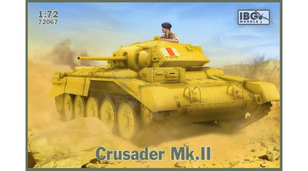 Cruiser Mk VI (A15) Nuffield Mechanizations and Aero Ltd., Crusader Mk. II - 1/72 IBG MODELS 72067