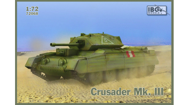 Cruiser Mk VI (A15) Nuffield Mechanizations and Aero Ltd., Crusader Mk. III - 1/72 IBG MODELS 72068