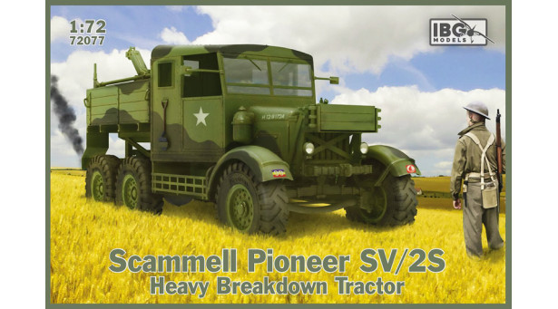 Scammell Pioneer SV2S Heavy Recovery Vehicle (HVR) - 1/72 IBG MODELS 72077