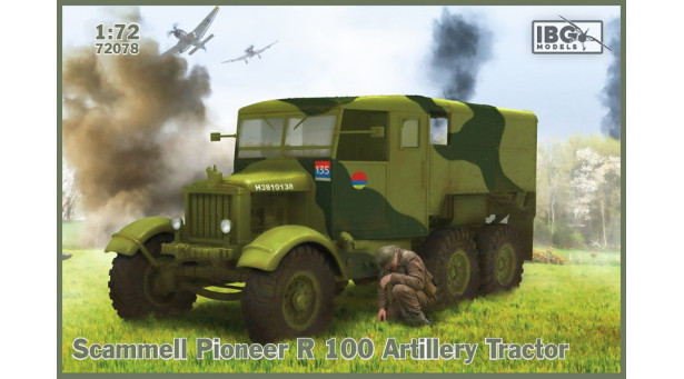 Scammell Pioneer R100 Heavy Artillery Tractor (HAT) - 1/72 IBG MODELS 72078