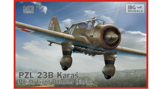 PZL.23B, Karaś - 1/72 IBG MODELS 72506 PZL.23B, Karaś - 1/72 IBG MODELS 72506
