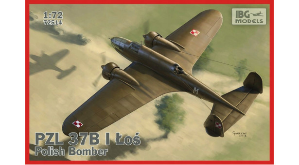 PZL.37B I, Łoś - 1/72 IBG MODELS 72514 PZL.37B I, Łoś - 1/72 IBG MODELS 72514
