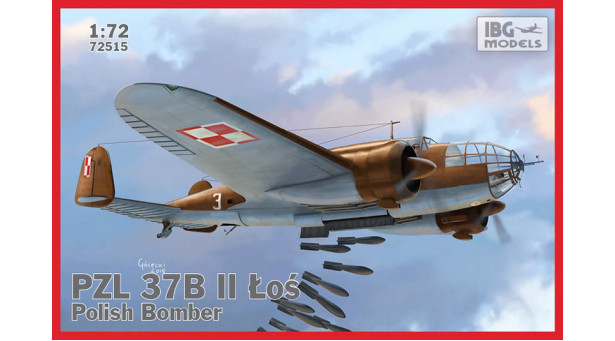 PZL.37B II, Łoś - 1/72 IBG MODELS 72515 PZL.37B II, Łoś - 1/72 IBG MODELS 72515