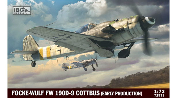 Fw 190D-9 Focke-Wulf, Würger, Shrike - 1/72 IBG MODELS 72531