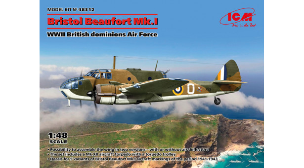 Beaufort Mk I Bristol - 1/48 ICM 48312