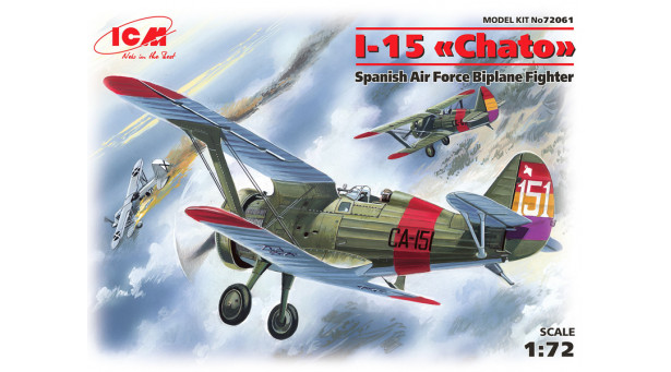 И-15 Поликарпов - 1/72 ICM 72061 И-15 Поликарпов - 1/72 ICM 72061