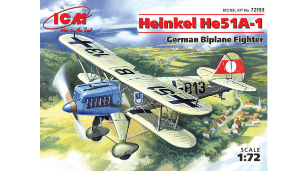 He 51A-1 Heinkel - 1/72 ICM 72193 He 51A-1 Heinkel - 1/72 ICM 72193