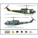 UH-1D Bell, Iroquois, Delta Huey & AB 205A-1 Agusta-Bell - 1/72 ITALERI 1247