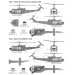 UH-1D Bell, Iroquois, Delta Huey & AB 205A-1 Agusta-Bell - 1/72 ITALERI 1247
