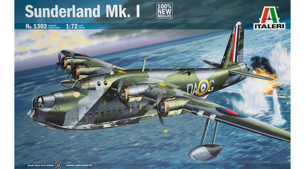 Sunderland Mk. I/II, S.25 Short - 1/72 ITALERI 1302