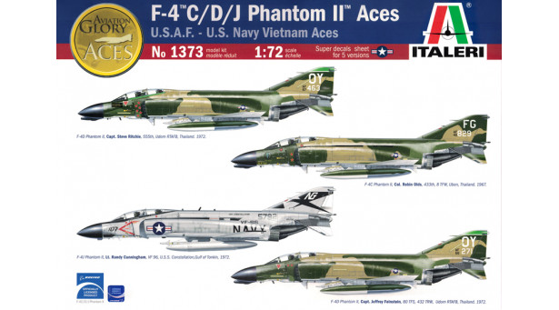 F-4C/D/J McDonnell Douglas, Phantom II - 1/72 ITALERI 1373