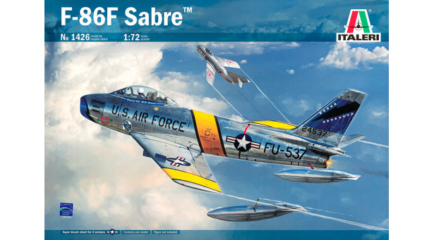 F-86F-30 North American Aviation (NAA), Sabre, Sabrejet - 1/72 ITALERI 1426
