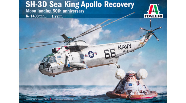 SH-3D / SH-3G Sikorsky Aircraft & WS-61 Westland HAS Mk. 2, Sea King - 1/72 ITALERI 1433