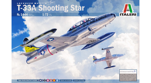 T-33A Lockheed, Shooting Star, T-Bird - 1/72 ITALERI 1444 T-33A Lockheed, Shooting Star, T-Bird - 1/72 ITALERI 1444