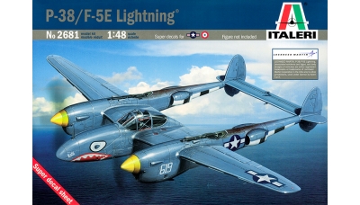 P-38J & F-5E Lockheed, Lightning - ITALERI 2681 1/48