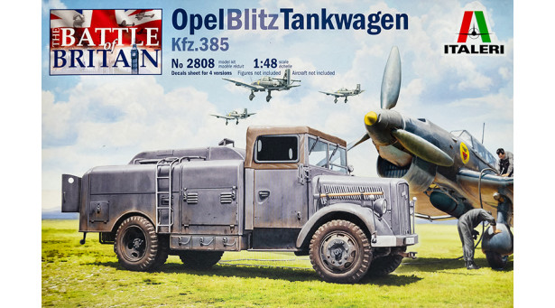 Opel Blitz S 3t 3,6-36, Kfz. 385 Flugbetriebsstoffkesselkraftwagen - 1/48 ITALERI 2808