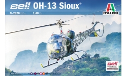OH-13H Bell, Sioux / Sioux AH.1 Westland / AB 47G-2 Agusta-Bell - ITALERI 2820 1/48