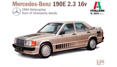 Mercedes-Benz 190E 2.3 16V (W201) 1984 - ITALERI 3624 1/24