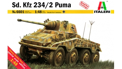 Schwerer Panzerspähwagen Sd.Kfz. 234/2, Büssing-NAG, Puma - ITALERI 6601 1/48