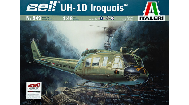 UH-1D Bell, Iroquois, Delta Huey - 1/48 ITALERI 849