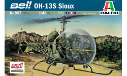 OH-13S Bell, Sioux / Sioux AH.1 Westland / AB 47G-3B Agusta-Bell - ITALERI 857 1/48