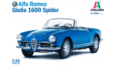 Alfa Romeo Giulia Spider (101.23) 1962 - ITALERI 3668 1/24