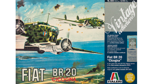 BR.20/BR.20M FIAT, Cicogna - 1/72 ITALERI 103