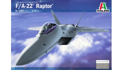 F-22A Lockheed Martin, Raptor - ITALERI 1207 1/72