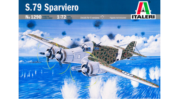 S.M.79-II Savoia-Marchetti, Sparviero - 1/72 ITALERI 1290 S.M.79-II Savoia-Marchetti, Sparviero - 1/72 ITALERI 1290