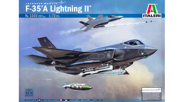 F-35A Lockheed Martin, Lightning II - 1/72 ITALERI 1331 F-35A Lockheed Martin, Lightning II - 1/72 ITALERI 1331