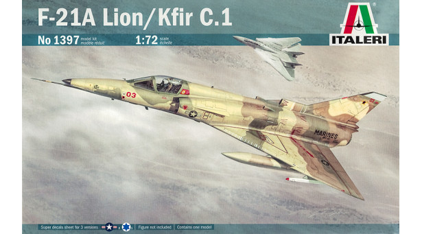 Kfir C-1/F-21A Lion IAI - 1/72 ITALERI 1397 Kfir C-1/F-21A Lion IAI - 1/72 ITALERI 1397