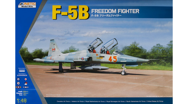 F-5B / CF-5D / NF-5B Northrop, Canadair, Freedom Fighter - 1/48 KINETIC K48021 F-5B / CF-5D / NF-5B Northrop, Canadair, Freedom Fighter - 1/48 KINETIC K48021