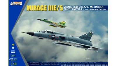 Mirage IIIEA/EBR Dassault & Dagger A IAI - KINETIC K48052 1/48