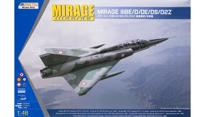 Mirage IIIBE/D/DE/DS/IIID2Z Dassault - KINETIC K48054 1/48