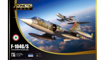F-104G/S-ASA/S-ASA/M Lockheed, FIAT, Aeritalia, Starfighter - KINETIC K48093 1/48